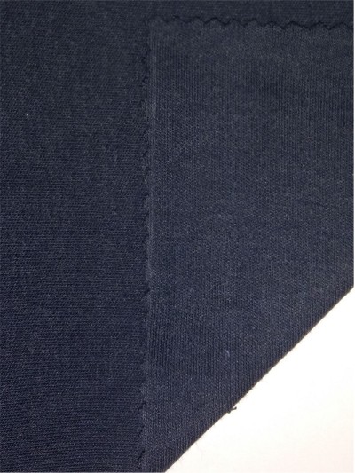 XX-FSSY/YULG  Modacrylic/cotton FR knitted interlock fabric 32S/2*32S/2 240GSM 側面照